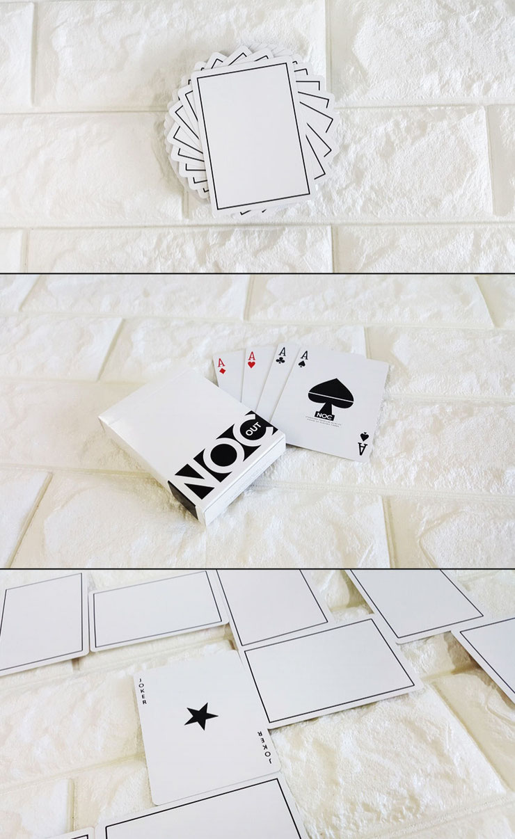 NOC Out : White Playing Cards / ノック アウト ホワイト