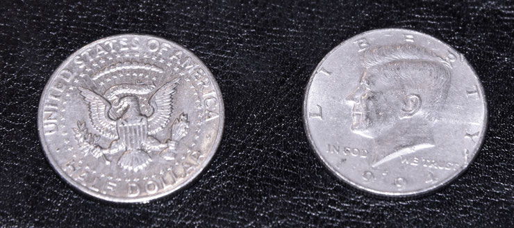 アメリカ　ハーフダラー　5枚 USA Half Dollar Coins（ハーフダラー コイン） - MAGICA-マギカ-
