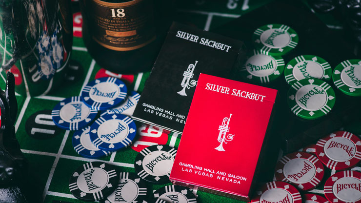 Silver Sackbut Playing Cards / シルバー サックバット デック