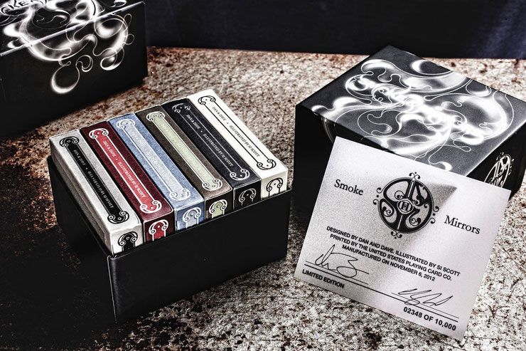 Smoke & Mirrors Playing Cards by Dan & Dave – Rare Playing Cards