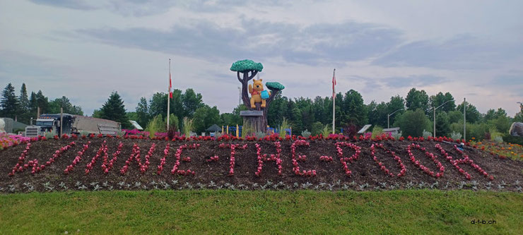 Winnie the Pooh Monument in White River, Kanada.