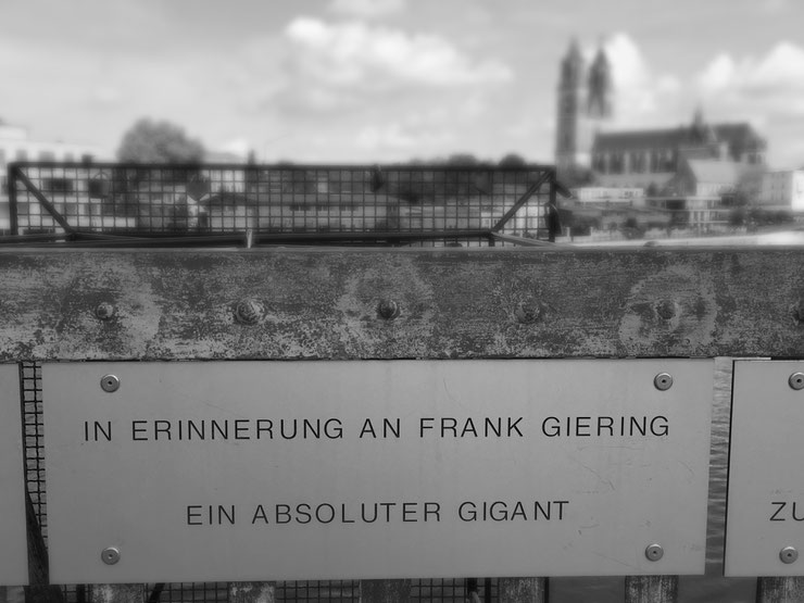 In Erinnerung an Frank Giering (Hubbrücke, Magdeburg)