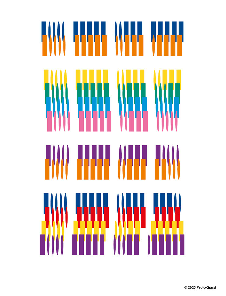 Paolo Grassi, 283. Morse Code Vibrational I / 6020 - 6031, digital artwork built from numbers 6020–6031, From “0” to Infinity.