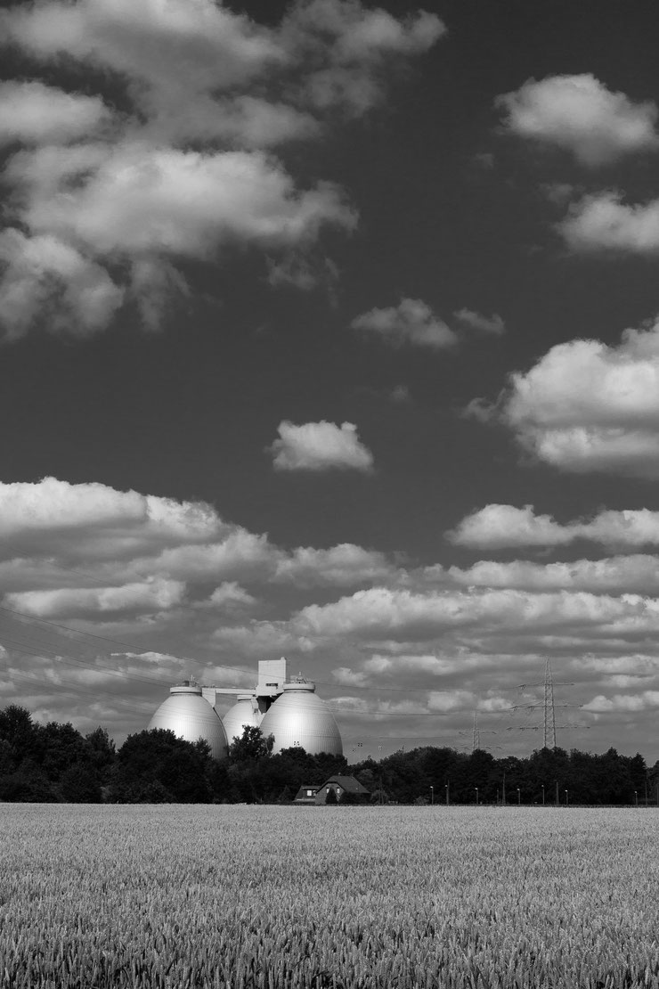 Sommer in Oberhausen Holten, Klärwerk Emschermündung Klärwerk Emschermündung. 02.07.2014