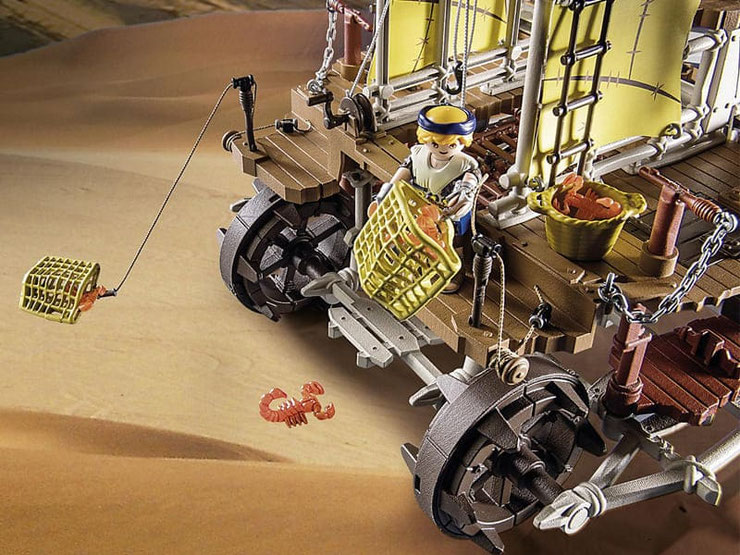 Die Besonderheit im Playmobil Paket 71023 ist ein herausnehmbares Gefängnis.