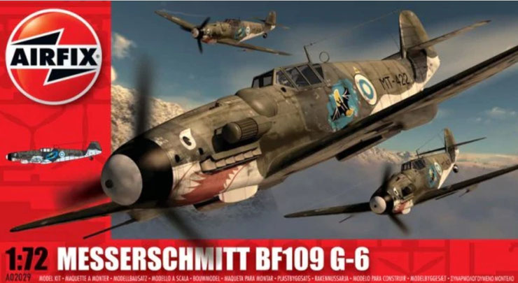 A02029 Messerschmitt Bf 109G-6 11./JG 3 Maj. Kurt Brandle 