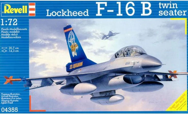 04355 (voorraad) F-16B Fighting Falcon 313SQ Twente AB Juli 1999 
