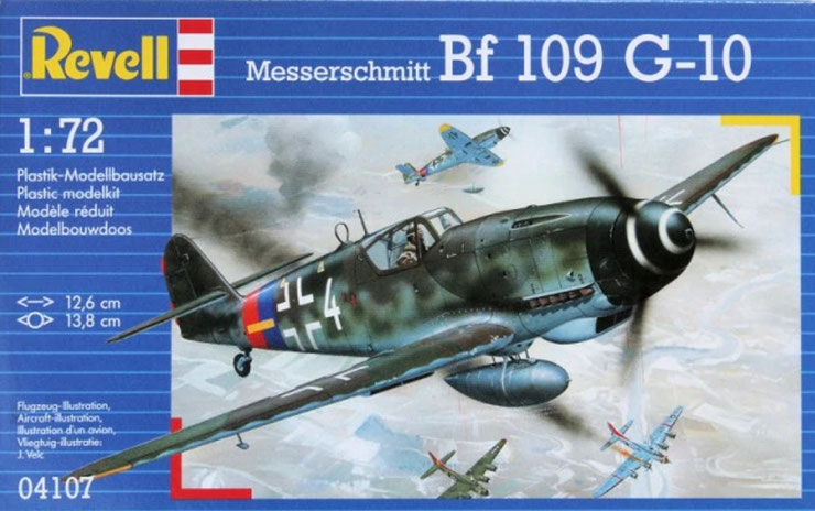 04107 Messerschmitt Bf 109G-10 4./JG 27 Berlin 1945