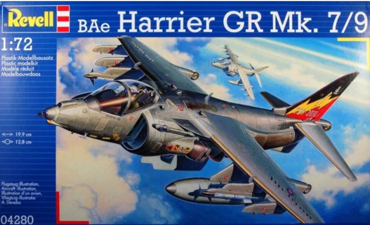 04280 (voorraad) BAe Harrier GR.9  4SQ (WG/Cdr Simon Jessett) RAF Cottesmore december 2010