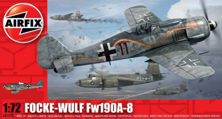 A01020 Focke Wulf Fw 190A-8 2./JGr 10 Parchim Airfield (Schaal 1:72) 