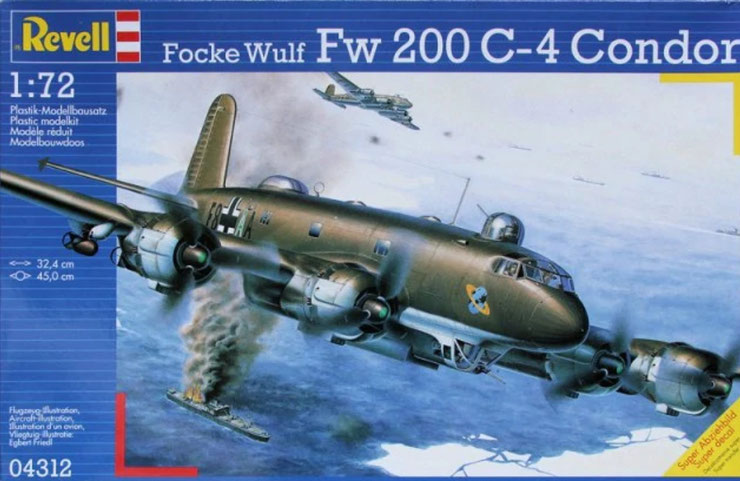 04312 Focke Wulf Fw 200C-4 Condor 9./KG-40  1943
