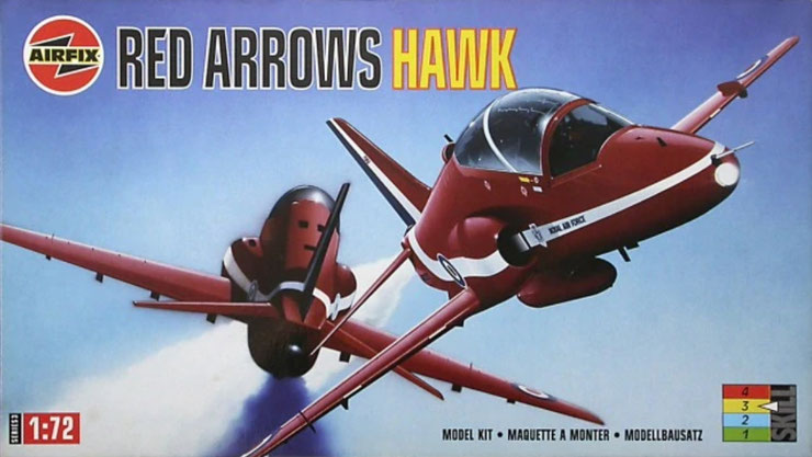 A01036 10× BAe Hawk T.1 "Red Arrows RAF Scampton 1995