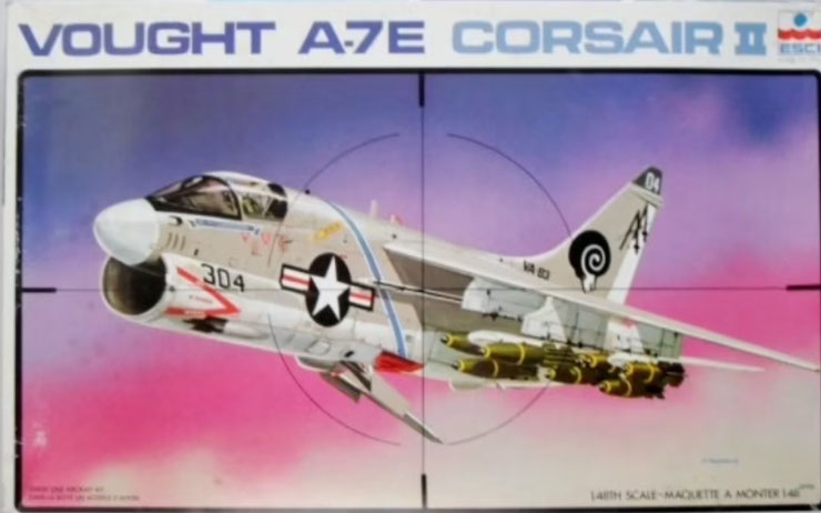 ESCI 4014 (voorraad) A-7E Corsair II VA-83 "Rampagers" (schaal 1:48)
