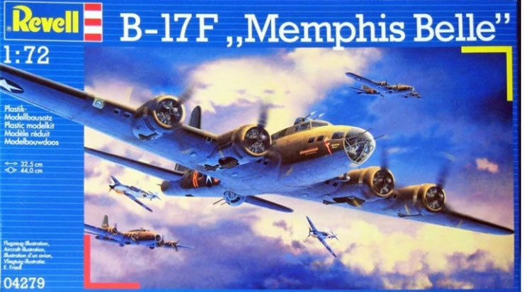 04279 (voorraad) B-17F Flying Fortress 324BS / 91BG "Memphis Bell" RAF Bassingbourn May 1943