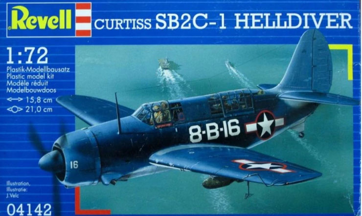 04142 Curtiss SB2C-1 Helldriver  VB-17 USS Buncker Hill Juli 1943