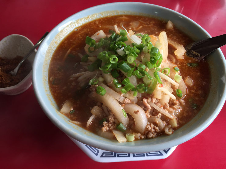 延寿園のメニュー　ミンチラー麺