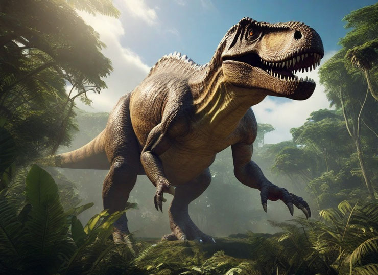 tyranosaure rex t-rex fiche descriptive pedagogique sur les dinosaures