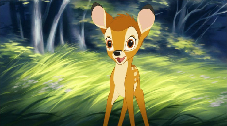 animaux disney bambi cerf de virginie