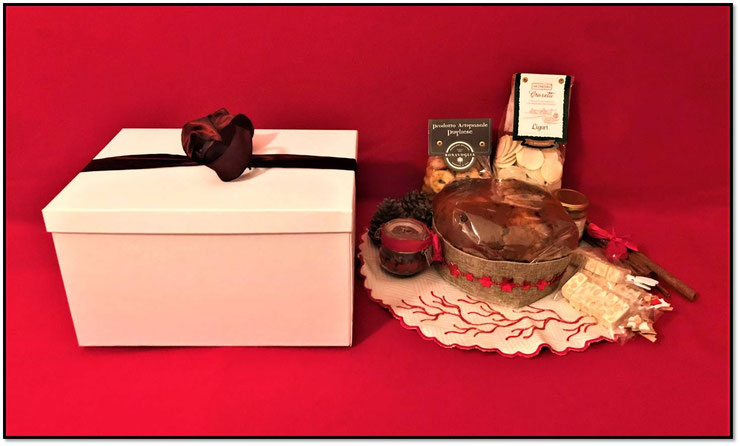 Natale 2019, cesto natalizio medio, Panetteria Mercato, Brera Milano.
