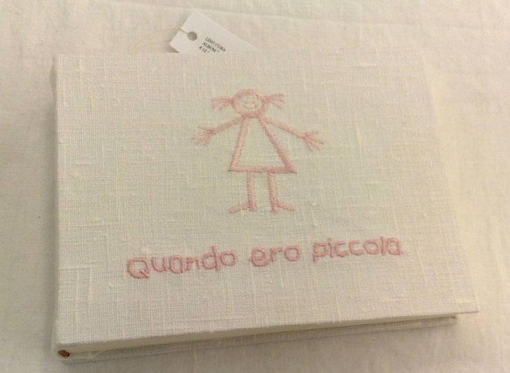 album con disegno del bambino