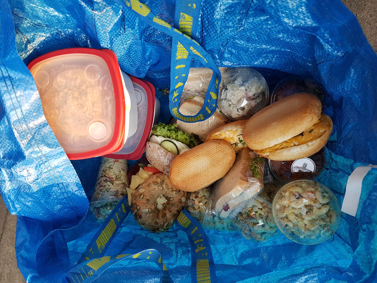 Foodsharing gerettetes Essen