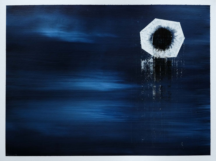 #469 – acrylic on cardboard/ Acryl auf Karton – 30 x 40 cm – sold/ verkauft