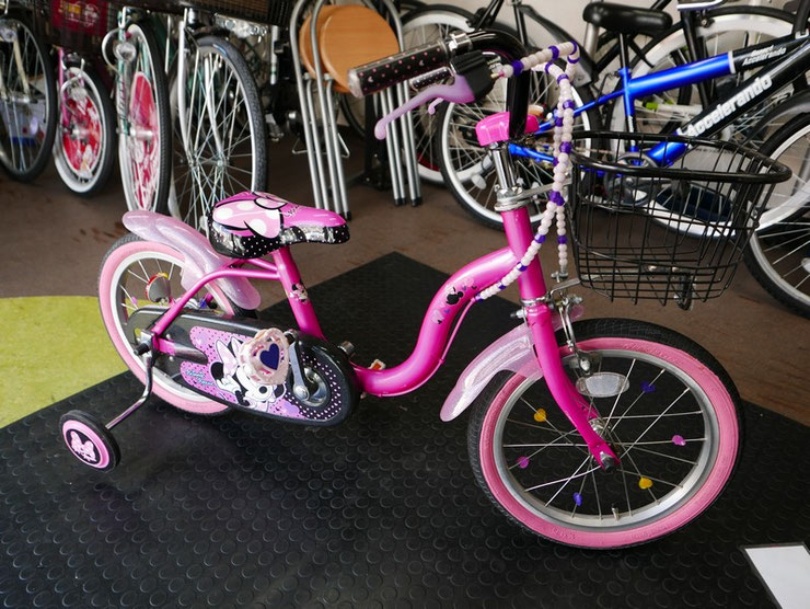 ミニー自転車 ミニーちゃん自転車 14インチ | 子ども服専門リサイクルショップyamani