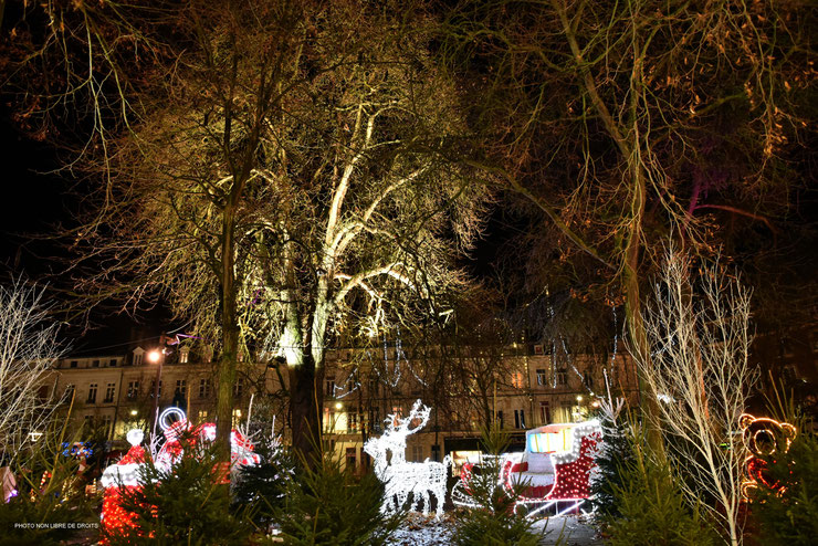 Jardin du Père Noël à Amiens, photo non libre de droits