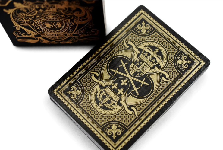 Bicycle Hundred Years' War Playing Cards (Gold Edition