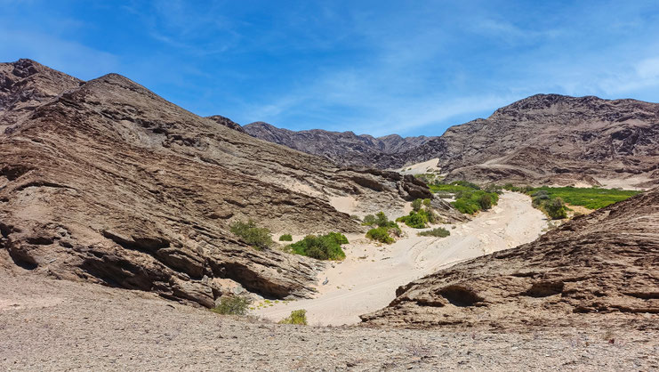 Paysage brûlé, Namibie