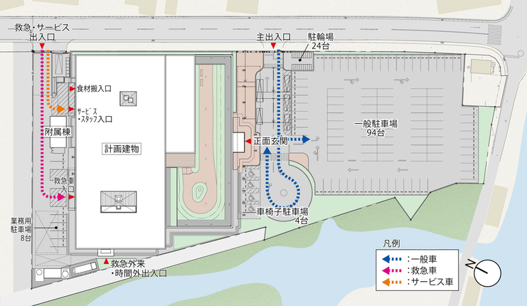 土地利用計画図（基本設計書）