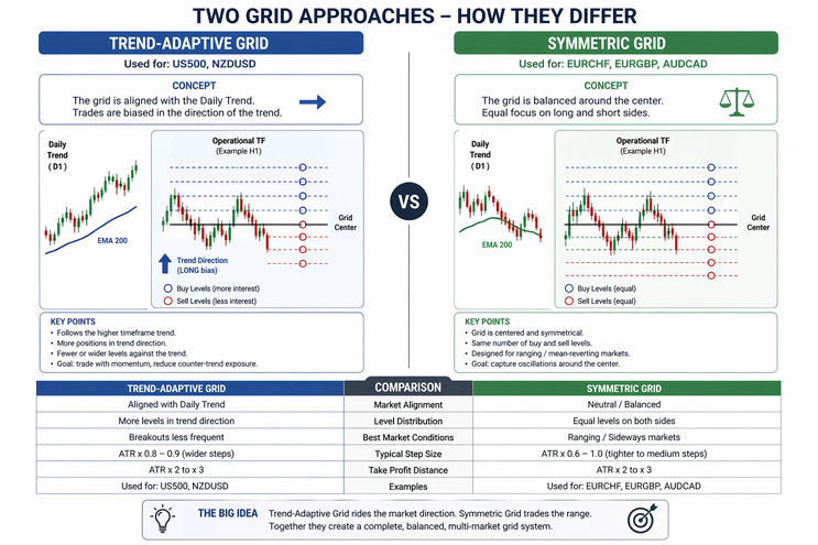 A Complete Multi-Timeframe Grid Trading Framework for Indices and Forex-Pratical Tutorial