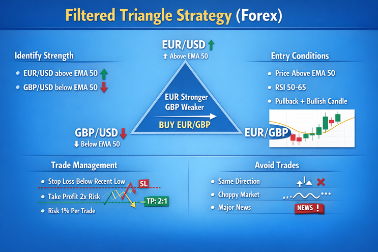Filtered Triangle Strategy Forex
