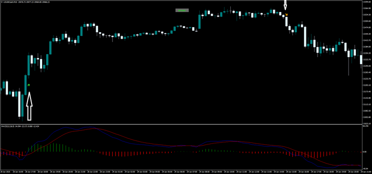RSI Arrow with MACD Strategy for MT4