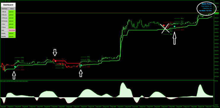  Dark Point Strategy for MT5