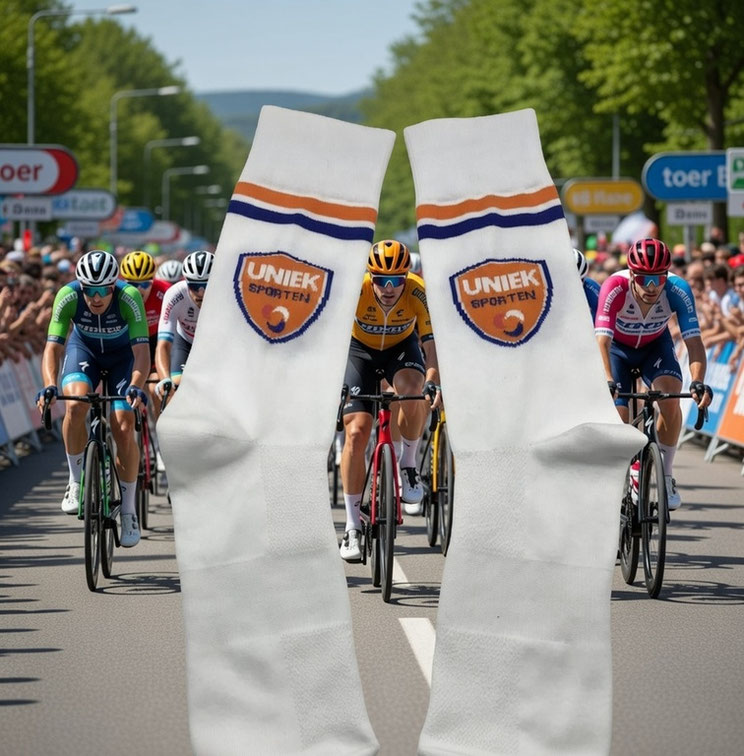Fietssokken met logo laten maken