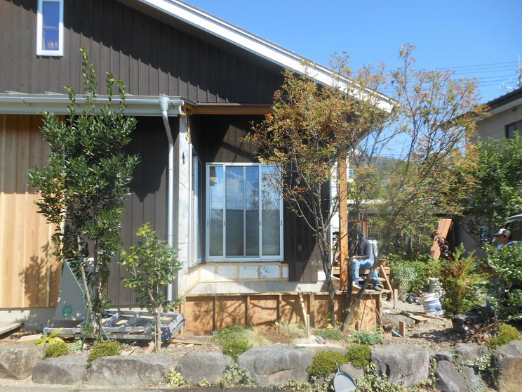 長野県　松本市　安曇野市　建築設計事務所　建築家　news設計室　丸山和男　住宅設計　設計監理　浅間温泉の家Ⅰ　増改築工事