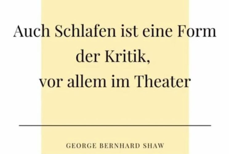 Zitate und Sprüche über das Theater Theaterfreunde Münsterhausen e.V.