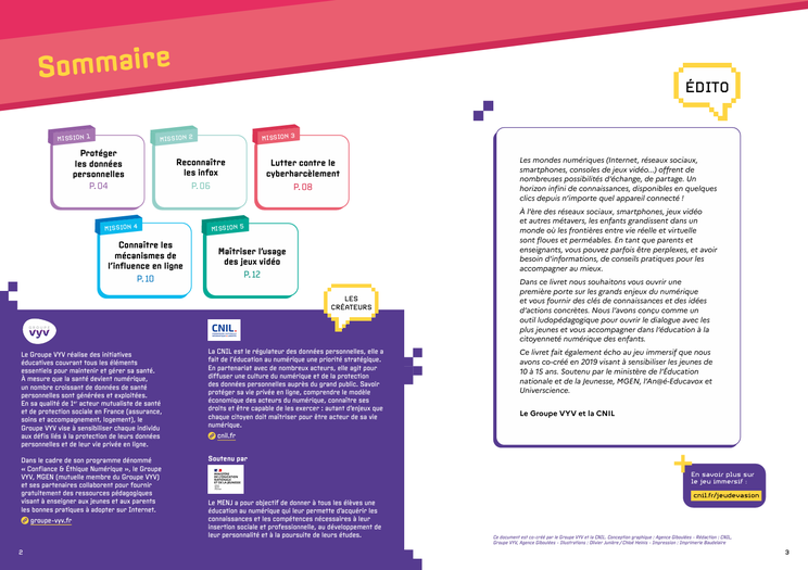 «Gardiens et gardiennes du numérique, tous en mission». «Les gardiens du numérique». PDF gratuit. Réseaux sociaux. Cyberharcèlement. Jeux vidéos. Désinformation. Adolescents. Outils gratuits.