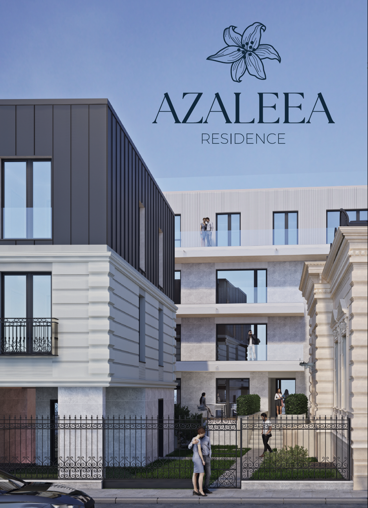 Intrarea principală a Azaleea Residence