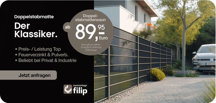 Doppelstabmattenzaun aus Berlin