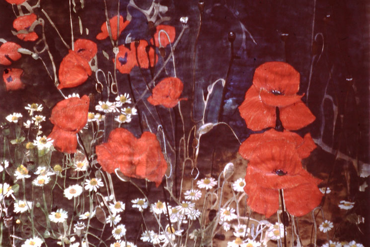 Mixed media on Ingrés paper with gouache and colored pencil (1986)