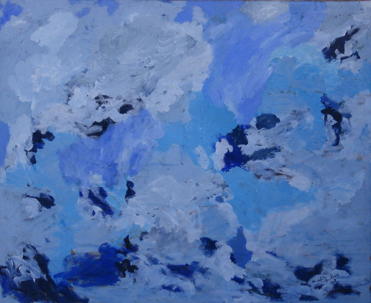IN THE SKY by GUGLIELMO BUCCHINO acrylic on canvas 140x170cm 2008 in Beijing- CHINA