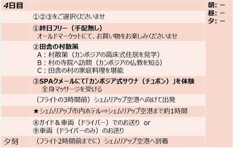 ゆったりめぐるシェムリアップ旅行｜年配者＆お子様がいるご家族にお勧めのプランです｜家族旅行｜プライベートツアー
