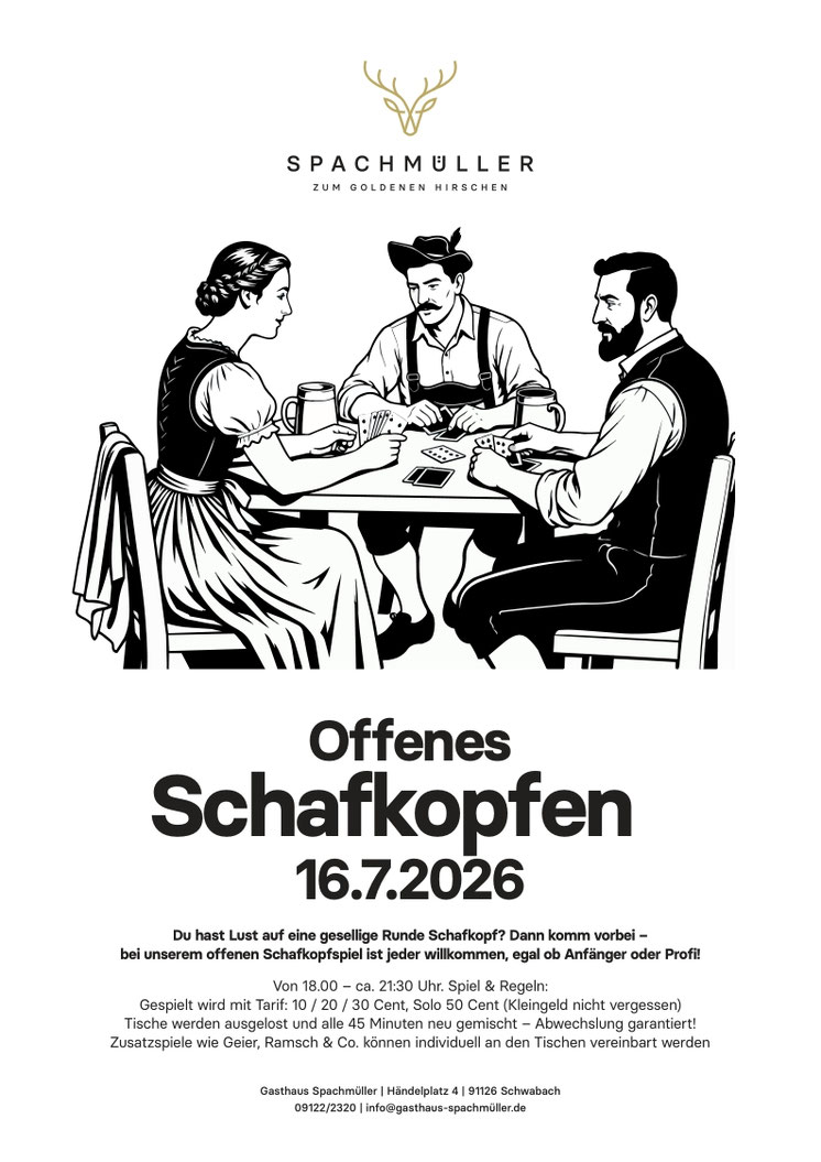 Um Anmeldung wird gebeten