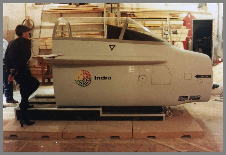 Cabina F-18, Simulador Indra