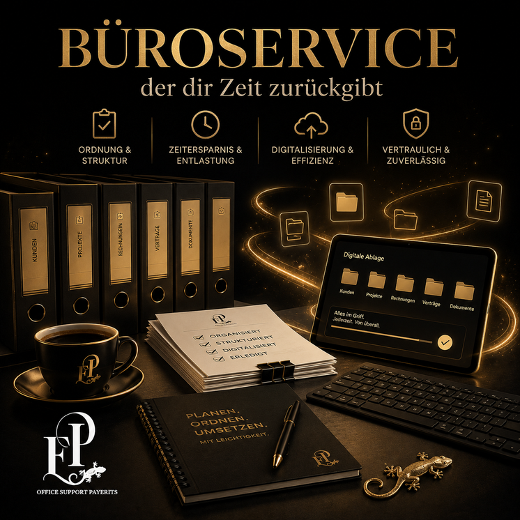 Büroorganisation & Digitalisierung für Burgenland, Wien & Niederösterreich – digitale Abläufe, klare Strukturen und alltagstaugliche Lösungen von EP-Design.
