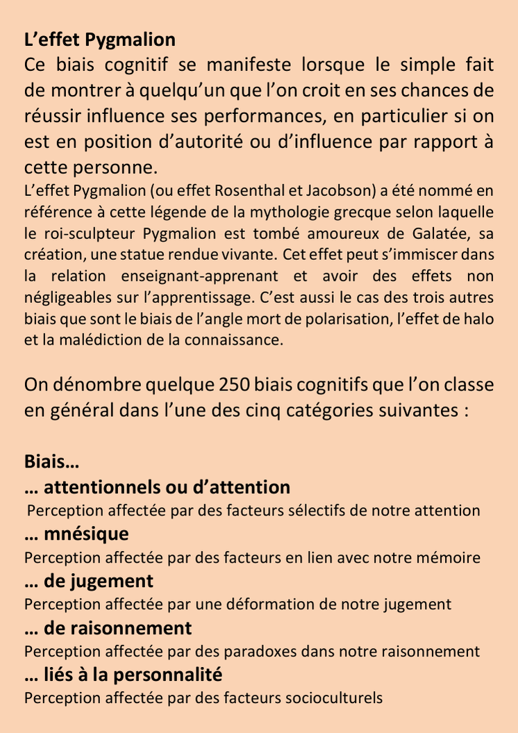 30 biais cognitifs. PDF gratuit.