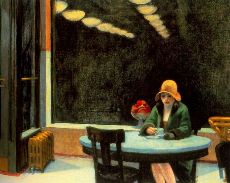 E. Hopper, "Automat"