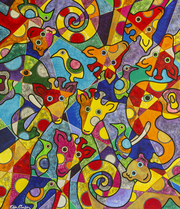Edda Clasen, "Arca en alta mar", 140 x 120 cm, available
